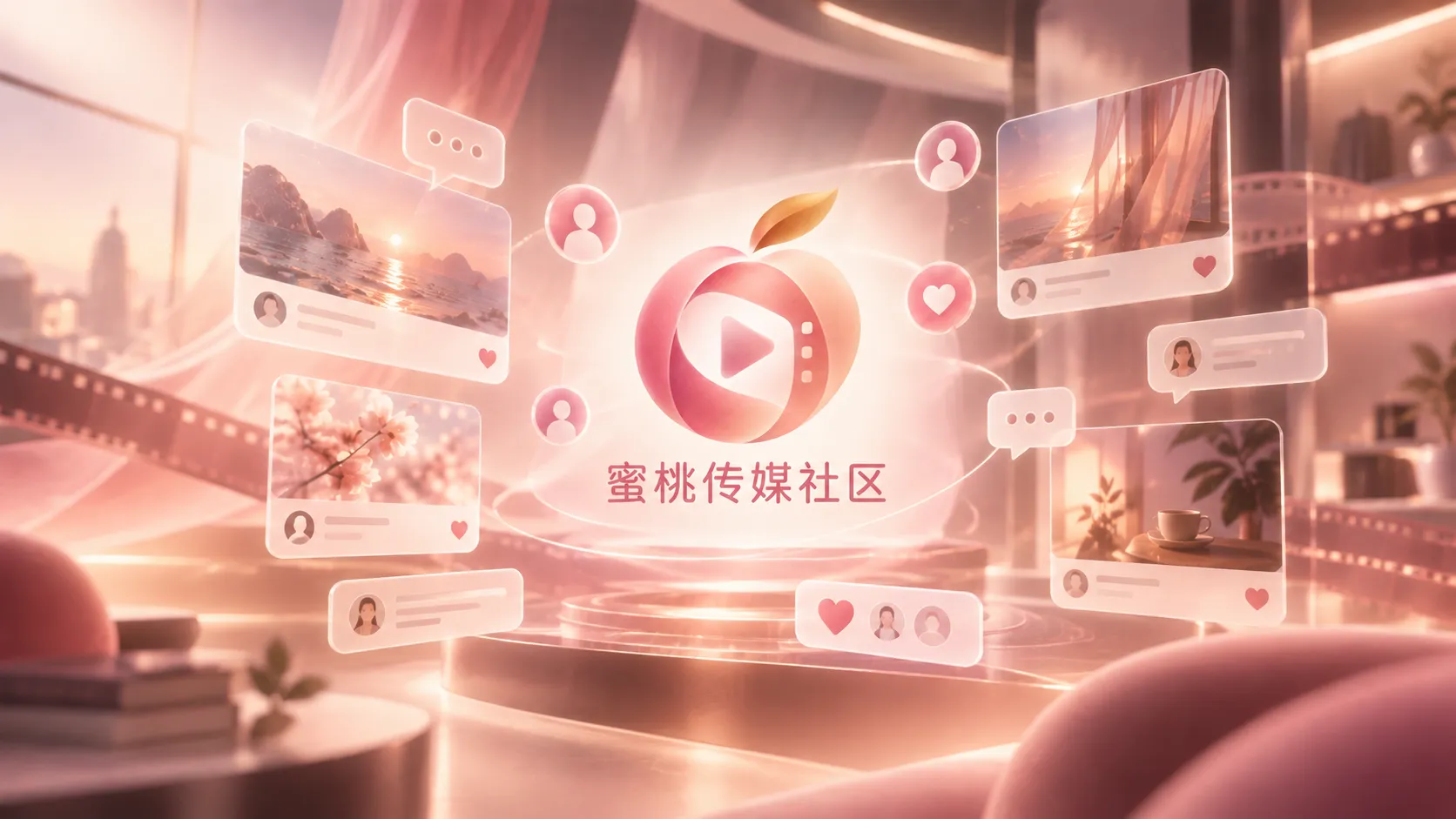围绕视频内容进行社区交流的场景